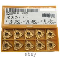 100pcs WNMG080408-MA UE6020 cnc lathe insert cutting tool carbide turning blade