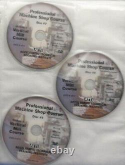 10 DVD AGI MACHINE SHOP COURSE GUNSMITHING Metalwork, Lathe, Turning