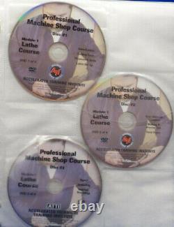 10 DVD AGI MACHINE SHOP COURSE GUNSMITHING Metalwork, Lathe, Turning