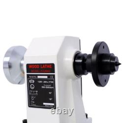10 x 18 Wood Lathe Infinitely Variable Speed Benchtop Machine Woodworking NEW