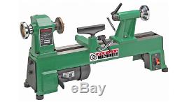 10in x 18in 5 Speed 1/2 HP Benchtop Wood Lathe Turning Workpiece Shop Cast Iron