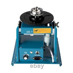 10kg Rotary Welding Positioner 7 Turntable Table 3 Jaw Lathe Chuck 2-20rpm