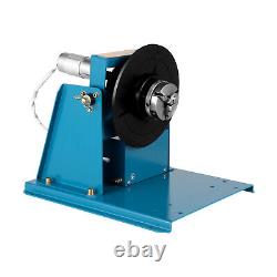 10kg Rotary Welding Positioner 7 Turntable Table 3 Jaw Lathe Chuck 2-20rpm