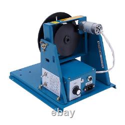 10kg Rotary Welding Positioner 7 Turntable Table 3 Jaw Lathe Chuck 2-20rpm