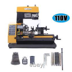 110V 180W Micro 180mm Multi-function Machine Drilling & Milling Lathe Machine