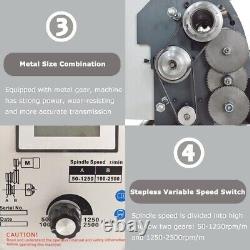 110V 31.911.8 Precision Thread Metal Lathe Brushless Motor Turning Machine