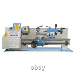 110V 750W Metric Thread Metalworking Lathe Small Metal Lathe Teaching Lathe