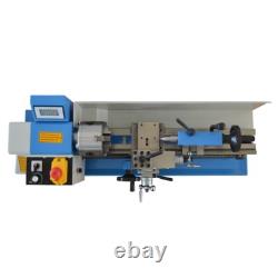 110V 750W Metric Thread Metalworking Lathe Small Metal Lathe Teaching Lathe