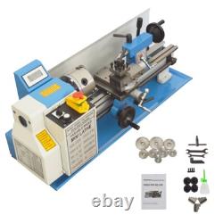 110V 750W Metric Thread Metalworking Lathe Small Metal Lathe Teaching Lathe