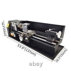 110V Precision Metal Bench Lathe 10.227.6 DIY Metalworking Lathe Turning Lathe