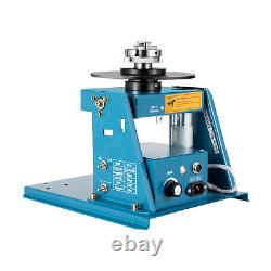 110V Rotary Welding Positioner Turntable Table 2.5 3 Jaw Lathe Chuck 2-10RPM US