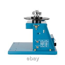 110V Rotary Welding Positioner Turntable Table 2.5 3 Jaw Lathe Chuck 2-10RPM US