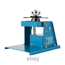 110V Rotary Welding Positioner Turntable Table 2.5 3 Jaw Lathe Chuck 2-10RPM US