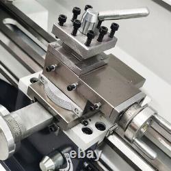 110V WM210V Double Chuck Precision Instrument Metal Lathe 210800 Inch Thread