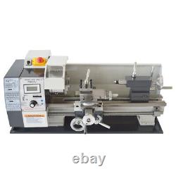 110V WM210V Precision Metalworking Lathe Imperial Threads Brushless Motor 8X16