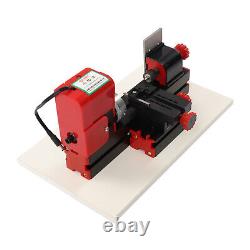 1200rev/min Mini Multifunction Metal Motorized Lathe Machine DIY Power Tool US