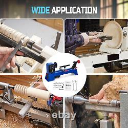 14 x 20 Benchtop Wood Lathe Power Wood Turning Lathe 400W with 4 Variable Speeds