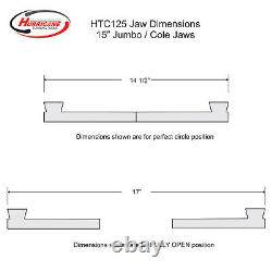 15 Convertible Jumbo / Cole Jaw Kit for the the HTC125 Wood Chuck, Hurricane