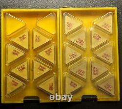 18x New KENNAMETAL TPG 434 KC850 Tungsten Carbide Turning Inserts Lathe OBO