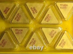 18x New KENNAMETAL TPG 434 KC850 Tungsten Carbide Turning Inserts Lathe OBO