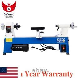 1/2HP Wood Turning Lathe Benchtop Lathe Adjustable Speed Woodworking Sanding