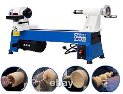 1/2HP Wood Turning Lathe Benchtop Lathe Adjustable Speed Woodworking Sanding