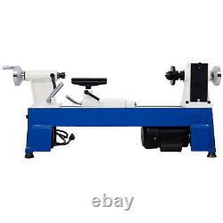 1/2HP Wood Turning Lathe Benchtop Lathe Adjustable Speed Woodworking Sanding