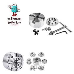 1 X 8TPI Direct Thread Wood Turning Chuck with 2Jaw Set and Woodscrew and T