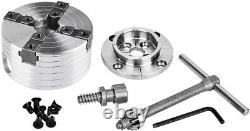 1 X 8TPI Direct Thread Wood Turning Chuck with 2Jaw Set and Woodscrew and T
