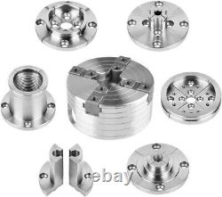 1 X 8TPI Direct Thread Wood Turning Chuck with 2Jaw Set and Woodscrew and T