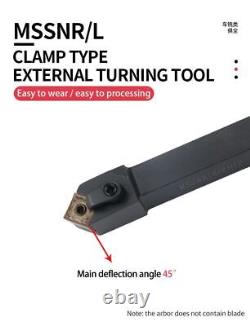 1pcs Carbide Inserts Lathe Cutting External Turning Tool MSSNR1616H12-2525M12