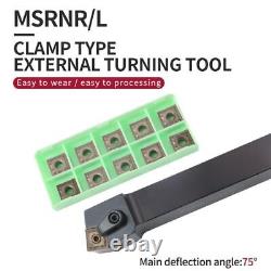 1pcs Carbide Inserts Lathe Cutting External Turning Tools Holder MSRNR2020K12