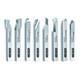 2006-9028 1/2 X 4 8 Piece High Speed Steel Lathe Turning Tool Set