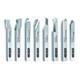 2006-9028 1/2 X 4 8 Piece High Speed Steel Lathe Turning Tool Set
