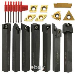21PCS Solid Carbide Inserts Holder Boring Bar For Lathe Turning Tools S4O9. W8