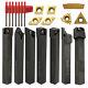 21pcs Solid Carbide Inserts Holder Boring Bar For Lathe Turning Tools S4o9. W8