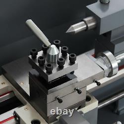 2250rpm Mini Lathe Machine for Turning Cutting Drilling Threading Metal 8x16