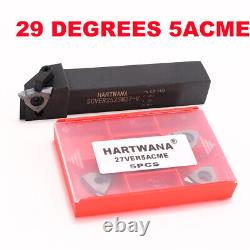 29 Degree 5ACME Carbide Threading Insert Lathe Threading Tool Insert + Turning