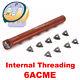 29 Degree 6acme Trapezoidal Thread Internal Threading Tool Holder Lathe Inserts