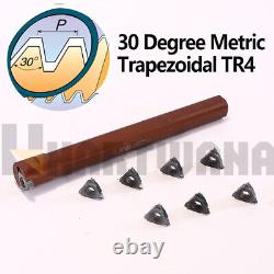 30 Degrees Threading Insert Metric Trapezoid TR4.0 Indexable Threading Boring