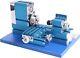 36w 20000rpm Mini Metal Lathe Machine Milling Motorized Metalworking Diy Tool Us