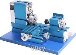 36W 20000RPM Mini Metal Lathe Machine Milling Motorized Metalworking DIY Tool US