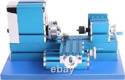 36W 20000RPM Mini Metal Lathe Machine Milling Motorized Metalworking DIY Tool US