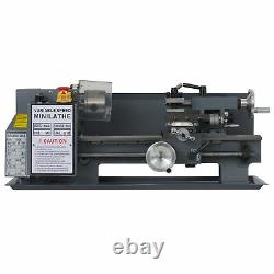 3/4 HP 7x12 Inch 2250rpm Mini Metal Lathe for Turning Cutting Drilling Threading