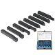 3/8 Inch 8 Pieces Hss Tool Bit Set For Turning And Facing Work, Hardened, Pre