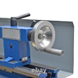 400With550W Benchtop Mini Lathe Small Lathe for Turning, Drilling and Threading