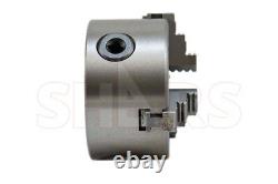 4 3Jaw Self Centering Lathe Chucks + 1-8 TPI Thread Back Plate L