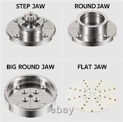 4-Inch Self-Centering Wood Lathe Chuck for Nova 4-Jaw Wood Turning Chuck Set