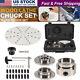 4 Inch Wood Lathe Chuck Set 1 X 8 Tpi Self Centering 4 Jaw Wood Turning Chuck