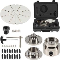 4 Inch Wood Lathe Chuck Set 1 x 8 tpi Self Centering 4 Jaw Wood Turning Chuck